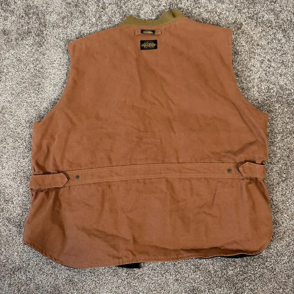 Caden McCoy Work Vest Outerwear Men's 2XL Duck Canvas Thinsulate Pockets